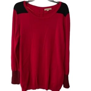 One A red long sleeve extra large blouse